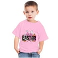 thumbnail image 6 of Penkiiy Happy Easter Shirts Toddler Baby Girls Boys Cute Happy Easter Bunny Rabbit Graphic Tees Easter Day Shirt 13 Years Pink, 6 of 6