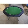 thumbnail image 2 of 1 Pied en Fer Octogonal 2 Plis Pied en Fer Table de Poker, 2 of 2