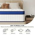 thumbnail image 2 of OPV 14 inch Queen Size Medium Firm Hybrid Mattress,High Density Foam Layer, Individually Pocketed Springs, Gel Design, Boxed Memory Foam Mattress, Hypoallergenic Material，Motion Isolation Feature, 2 of 8