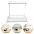 thumbnail image 6 of GOOHOCHY White Pull Out Cabinet Organizer with Guardrail Design for Home Carbon Steel Storage Shelf, 6 of 8