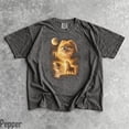 Custom Your Dog Howling to the Moon Shirt, Vintage Full Moon Animal Tee ...