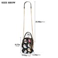 thumbnail image 2 of FORMRS Crossbody Bag for Women Quilted Travel Shoulder Cell Phone Purse with Chain Strap Handbag, White Halloween Ghost, 2 of 7