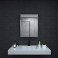 thumbnail image 4 of Mirror Bathroom Medicine Cabinet 23 x 30in Rectangle Wall Mounted Medicine Cabinet Silver, 4 of 13
