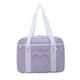 thumbnail image 1 of Qarigey Bolso de hombro de moda para mujer con bolso de hombro uniforme de poliéster transpirable de gran capacidad Bolsas de mensajero y de hombro violeta claro, 1 of 6