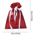 thumbnail image 3 of Moocorvic New Christmas Gift Bag Drawstring Gift Bag Christmas Aluminum Foil Bag Christmas Gift Bag, 3 of 3
