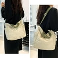 thumbnail image 2 of Kukuzhu Quilted Tote Bag for Women Puffer Hobo Handbag Lightweight Quilted Padding Shoulder Bag Nylon Padded Crossbody Bag, 2 of 6