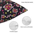 thumbnail image 3 of Pofeuu Ladybug Print Double-sided plush pillowcase Square Throw Pillow Covers Pillows Cover for Living Room Bedroom Sofa Couch Cushion Cover（No pillow core）-26"x26", 3 of 7