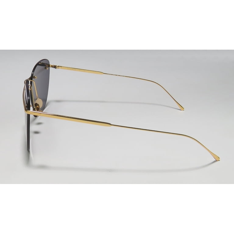 Sunday Somewhere TALLULAH Gold and Black Aviator Sunglasses Sunday Somewhere | Accessories | Sunday Somewhere Tallulah  main image 4