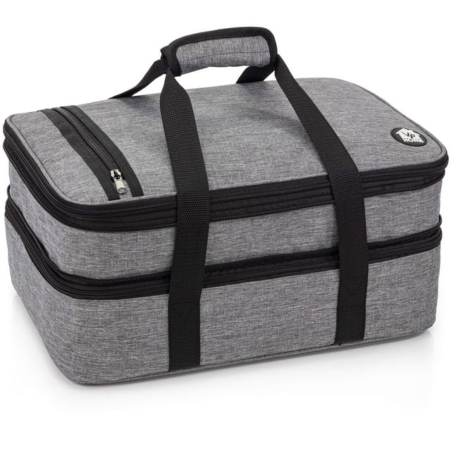 Dawhud Direct Bolsa de Viaje con Aislamiento para Cacerola Doble | Vp Home, Color Brezo