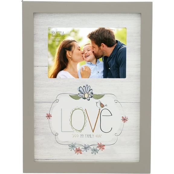Pavilion Gift Company - Love - 9" x 12" MDF Frame (Holds 6" x 4" Photo)