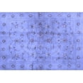 thumbnail image 1 of Ahgly Company Indoor Rectangle Abstract Blue Contemporary Area Rugs, 3' x 5', 1 of 4