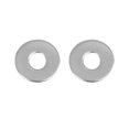 thumbnail image 3 of 110pcs M5 x 15mm x1mm Stainless Steel Car Fastener Sealing Flat Washer Gaskets Silver Tone, 3 of 5