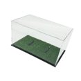 thumbnail image 3 of Langgg Dustproof Football Display Case Acrylic Display Case Showcasing Footballs And Rugby Collectibles Rugby Balls Figures with grass 31.8x18x19cm, 3 of 6