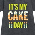 thumbnail image 2 of Instant Message - Its My Cake Day - Toddler & Youth Girls Fleece Dress, 2 of 5