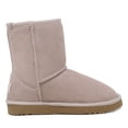 thumbnail image 2 of Dream Pairs Winter Snow Boots Kids Boys Girls Toddler Sheepskin Fur Warm Boots Shoes Toddler Warm Shoes Outdoor Winter Shorty-K Pink Size 6, 2 of 4