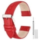 thumbnail image 1 of Correa de reloj de cuero Uxcell de 22 mm para hombres en rojo, 1 of 7