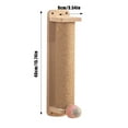 thumbnail image 3 of Wooden Cat Scratching Post Jute Wrapped Durable Cat Scratcher For Indoor Cats Nail Grinding Dog Medium Dogs Puppy for Smart Dogs Cat Chew Puppy Teething Freezable 1954 Dee Mantle Dog Tug for, 3 of 7