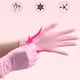 thumbnail image 4 of 100 guantes desechables de nitrilo rosa, guantes de látex sin polvo para limpieza del hogar, cocina, lavavajillas, jardinería, trabajo, tatuaje, 4 of 5