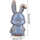 thumbnail image 4 of 3pcs Foldable Bunny Phone Bracket, Cute Rabbit Phone Stand, Bunny Stand Phone Holder, Gifts for Birthday, Easter, Mother's Day, 4 of 5