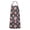 Pioneer Flower Floral-1, variant on Pioneer Flower Floral Print Pattern Apron for Women with Pockets, Cotton Linen Waterproof Adjustable Apron for Kitchen Cooking Gardening BBQ Salon 33"x27"