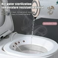 thumbnail image 4 of CHOK Bain Assis Pliable Sans Squat Bain Assis pour Toilette Hémorroïdes Soins Post-Partum pour Traiter Blessures Post-Partum Hémorroïdes Soins Périnéaux Récupération Épisiotomie Réutilisable Anal et Vaginal C, 4 of 9