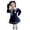 Navy, variant on Girls Uniform Dress Knee Length Sleeveless Girls Uniform Jumper Girls School Uniforms 6-7 Years