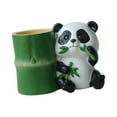 thumbnail image 3 of Portalápices de resina, contenedor de escritorio para bolígrafos, vaso para bolígrafos con diseño de panda de dibujos animados, caja de almacenamiento 17 x 8 x 115 cm, 3 of 8