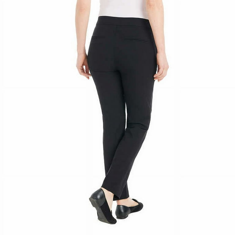 Hilary Radley Ladies' Size 2X, Pull-On Pant with Pockets, Black