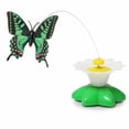 thumbnail image 2 of Juguete inteligente para gatos con rotación automática, pájaros voladores y mariposas alrededor de flores y juguetes para gatos, 2 of 8
