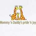 thumbnail image 2 of CafePress - Mommy N Daddys Pride N Joy Body Suit - Baby Light Bodysuit, Size Newborn - 24 Months, 2 of 4