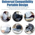 thumbnail image 6 of Celinva Orthopedic Cushion, Seat Cushion for Truck Driver, Memory Foam L-Shaped Integrated Seat Cushions, Lumbar Support for Long Sitting Office Worker,A, 6 of 9