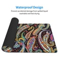 thumbnail image 3 of Naloa Watercolor Romantic Paisley Gaming Mouse Pad Large Mouse Mat Long Extended Desk Pad Non-Slip Rubber Mice Pads Stitched Edges Thin Pad (16x29.5 Inch), 3 of 8