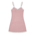 thumbnail image 3 of Comfortable Lace Trimmed Backless Camisole Tank Top For Layering And Casual Wear For All Seasons In A Relaxed Home And Weekend Style, 3 of 3