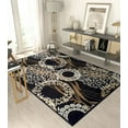 thumbnail image 2 of Rugs for Living Room 8x10 Black Modern Rugs Runners Hallway Contemporary 5x7 2x8, 2 of 7