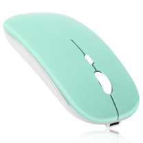 Bluetooth Rechargeable Mouse for HP ENVY 17t CG Laptop Bluetooth Wireless Mouse Designed for Laptop / PC / Mac / iPad pro / Computer / Tablet / Android Teal