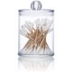 thumbnail image 4 of Almacenamiento de maquillaje, almohadilla de hisopo de algodón de doble capa, contenedor transparente, caja de almacenamiento, dispensador de soporte para almohadillas de algodón e hisopos de algodón Namotu LKX-1082, 4 of 7