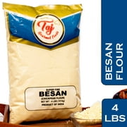 TAJ Besan Super Fine (Chana Gram Flour), 4 pounds
