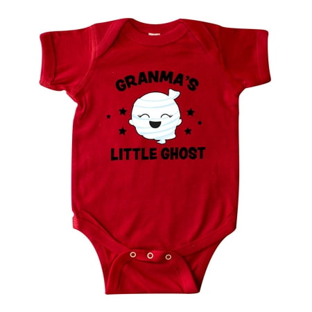 

Inktastic Cute Granma s Little Ghost with Stars Gift Baby Girl Bodysuit