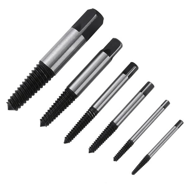 Extractor De Tornillos Dañados, 6 Uds., Práctico Extractor De Tornillos Dañados Hss, Juego De Extractor De Pernos Para Extractor De Tornillos Doméstico
