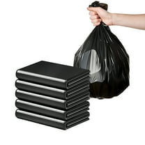 CCOCC 65 Gallon Trash Bags for Toter,(Value-Pack 50 Bags w/Ties) Large Trash Bags 64 Gallon Heavy Duty