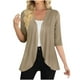 thumbnail image 2 of mfyjkho Tops De Gimnasio Para Mujer, Cárdigan Informal De Manga 3/4 Para Mujer, Cárdigan Suave Con Frente Abierto Tops Y Blusas Para Mujer Xl, 2 of 8