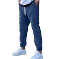 thumbnail image 4 of FDGIU Men's Sweatpants Drawstring Joggers‌ - Casual Workout Athletic Pants with Pockets, 4 of 6