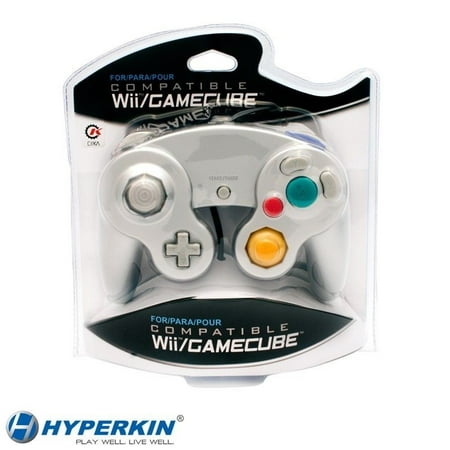 Nintendo Wii /GameCube CirKa Controller Silver (Best Aftermarket Gamecube Controller)