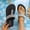 Silver, variant on Womens Flip Flops with Rhinestones Comfortable Sequin Sandals for Women Silver 5.5(36)