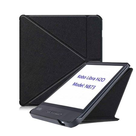 Case for Kobo Libra H2O 7 inch,PU Leather Magnetic Smart Protective Cover for E-Reader, with Auto-Wake/Sleep,Skin Shell Cover for Audio-Book,Ereader Devices Model : N873
