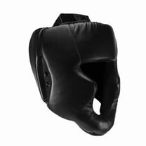 Black Good Headgear Head Guard Training Helmet Kick Boxing Protection Gear