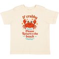 thumbnail image 3 of Inktastic Funny Crab Beach Vacation Boys or Girls Toddler T-Shirt, 3 of 5