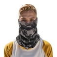 thumbnail image 4 of Unique Bargains 1 Pc Windproof Face Scarf Mask Face Mask for Outdoor Cycling Black Gray, 4 of 6