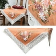 thumbnail image 3 of GUOOL Nappe Brodée, Lavable à la Main pour Café Orange, 3 of 9