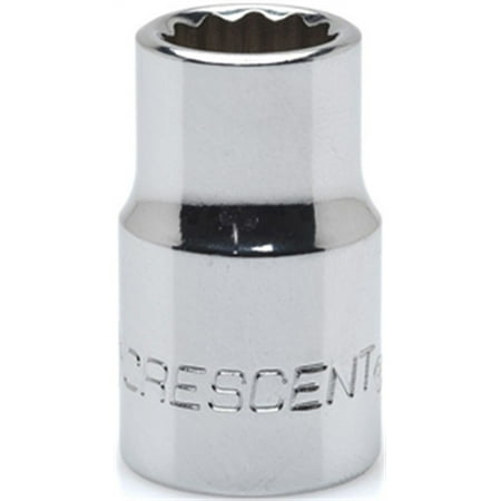UPC: 0037103271631 | CRESCENT CDS43N 3/8  Drive 12 Point Standard Metric Socket 13mm